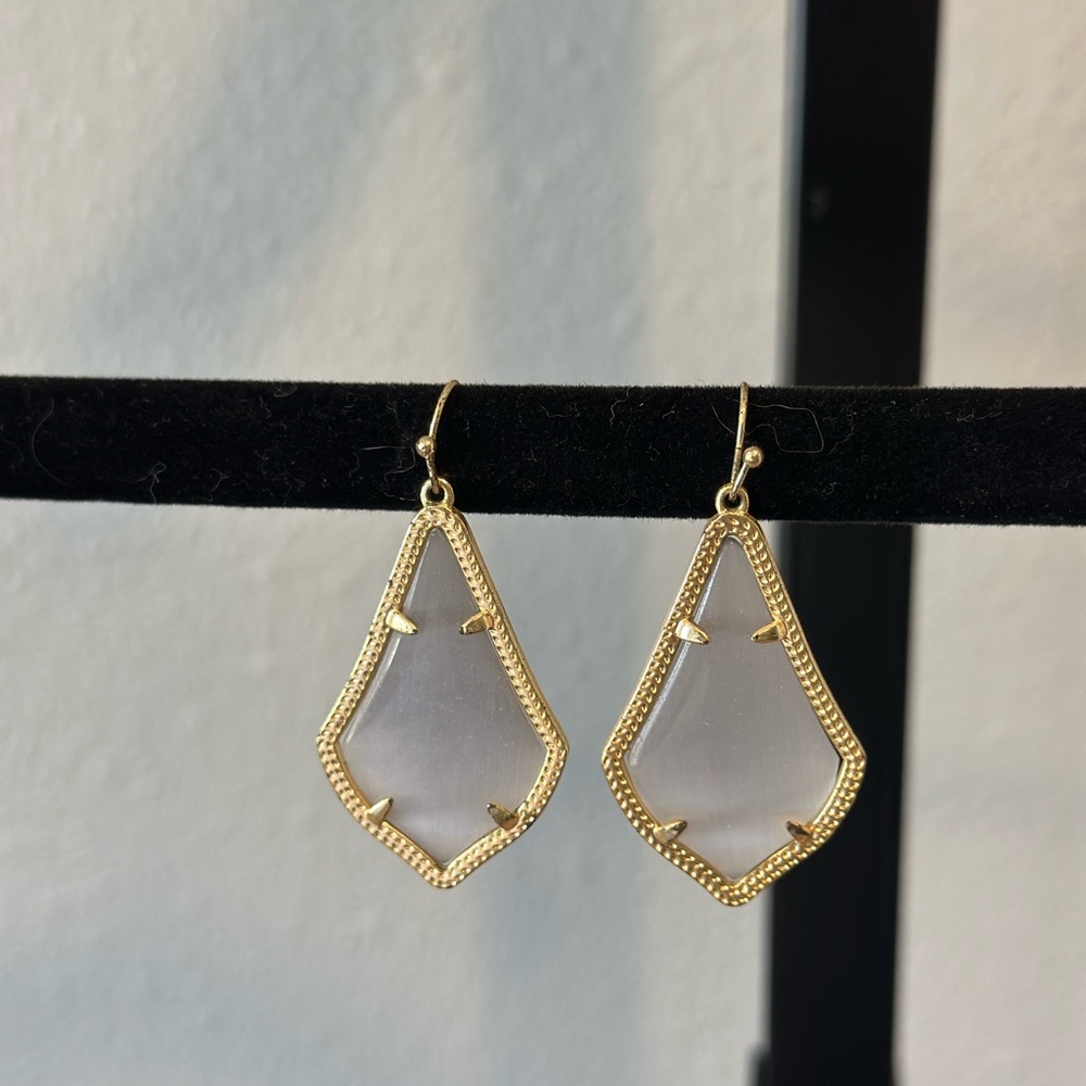 Kendra Scott Gold and Silver Drop Earrings